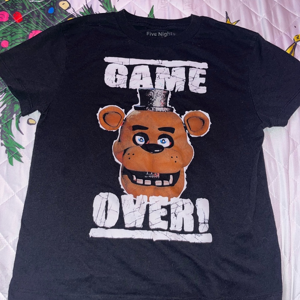 Five Nights at Freddy's Black T-Shirt